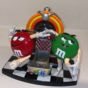 Vintage 1999 M&M Candy Dispenser Dancing Juke Box